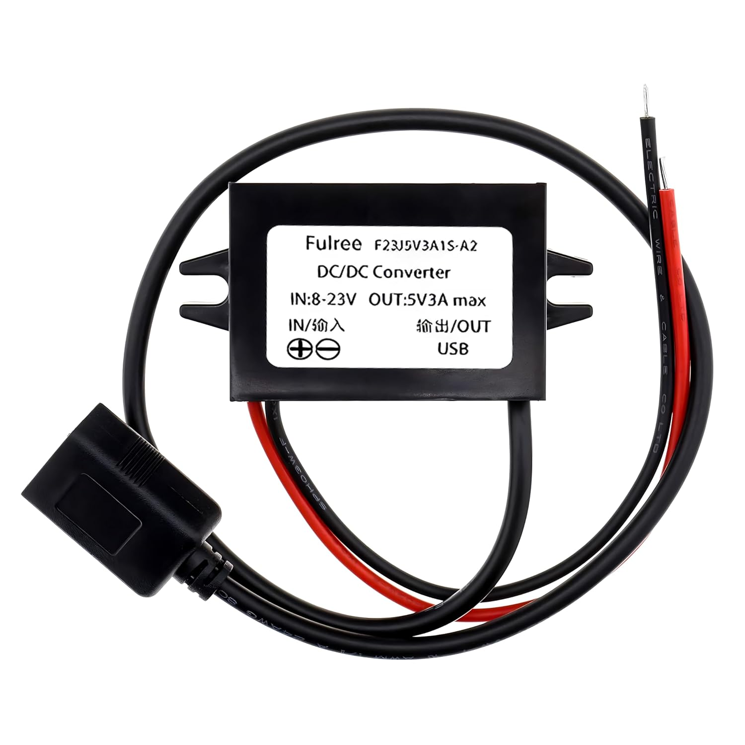 Quick Charge QC3.0 DC 12V/24V to 5V 3A USB Buck Charging Module Step down Voltage Regulator Car Power Converter Adapter (03-USB) image number 4