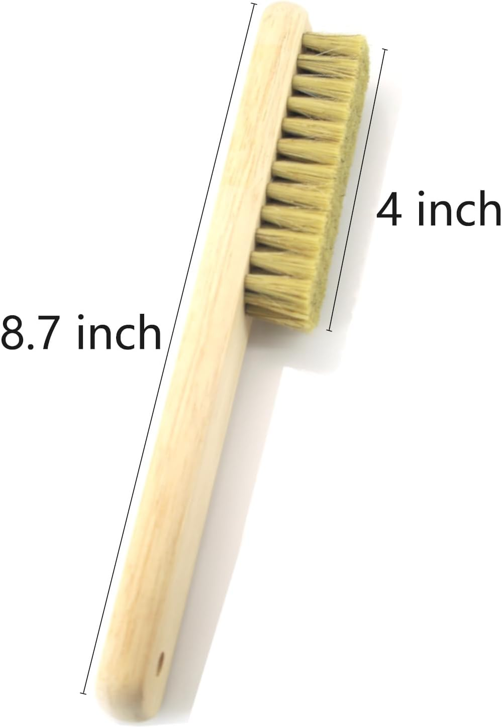 4 Pack Nail Brush for Cleaning Fingernails, Wooden Hand Fingernail Scrub Cleaning Brushes for Toes and Nails Cleaner, Pedicure Scrubbing Tool Kit for Men and Women