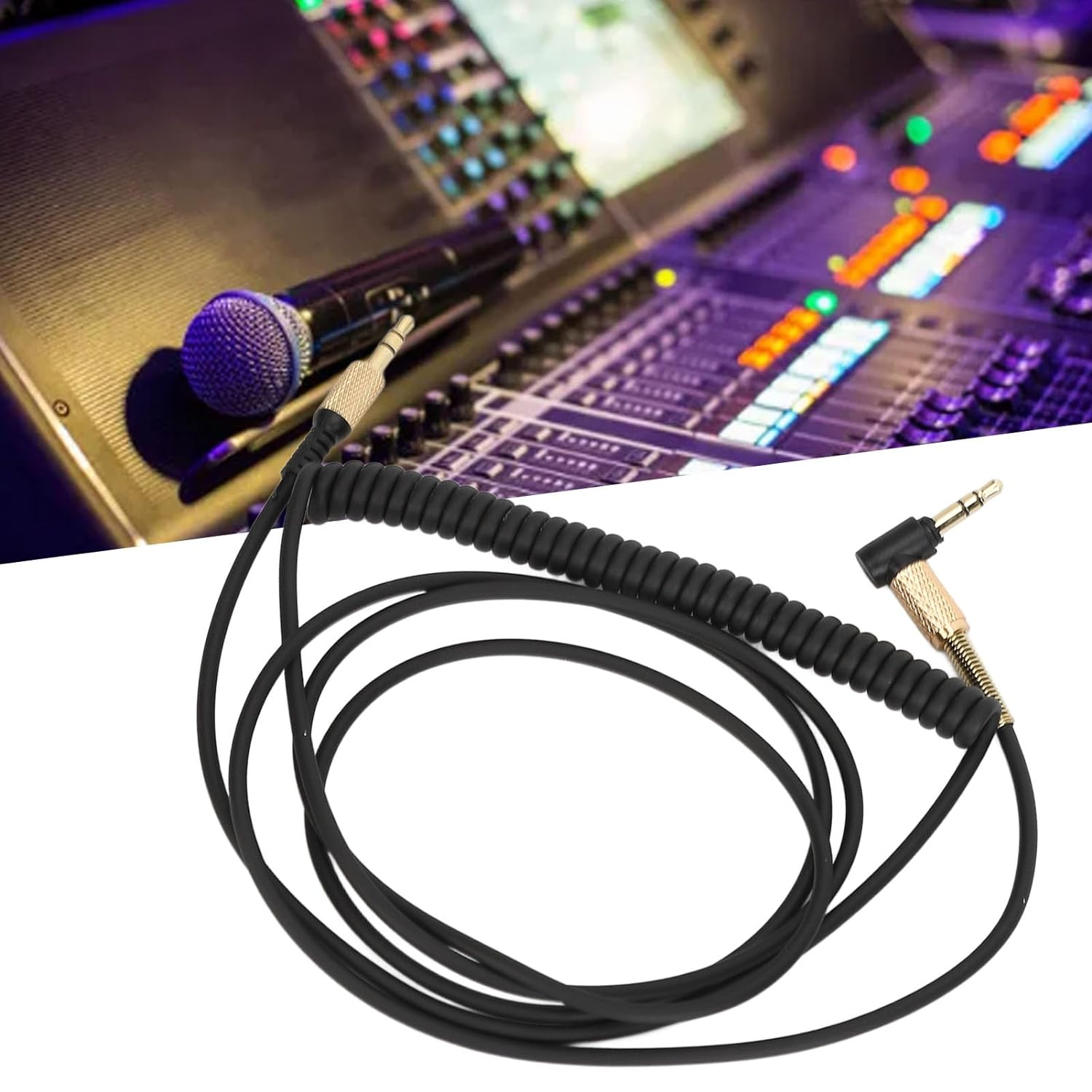 Major 3 Cable for , Replacement Cable Extension Cord for Monitor 2 II Mid A.N.C Major 3 III IV 4 ANC, 3.5Mm Male to 3.5Mm Male Cable for Headphone image number 6