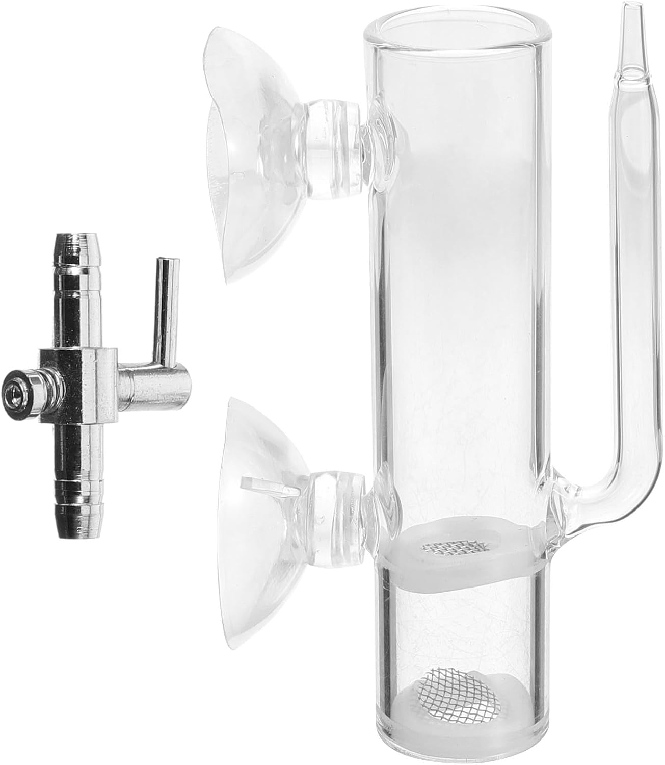 GARVALON Glass Shrimp Hatchery Breeding Tube Aquarium Shrimp Egg Incubator Fish Isolation Container and Aquatic Pet Breeding image number 4