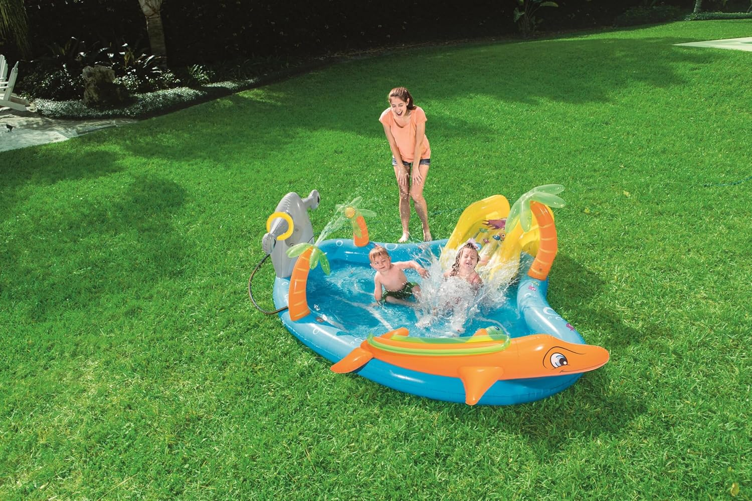 Bestway Inflatable Kids Sea Water Life Play Center image number 1