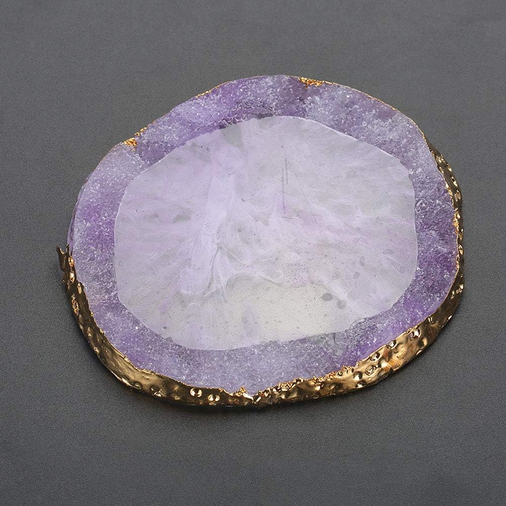 Generic Resin Nail Art Palette Professional Texture Mixing Foundation Lipsticks Color Dish for Manicure Resin Stone Nail DIY Tool Golden for Art Salon (Black) - Green image number 3