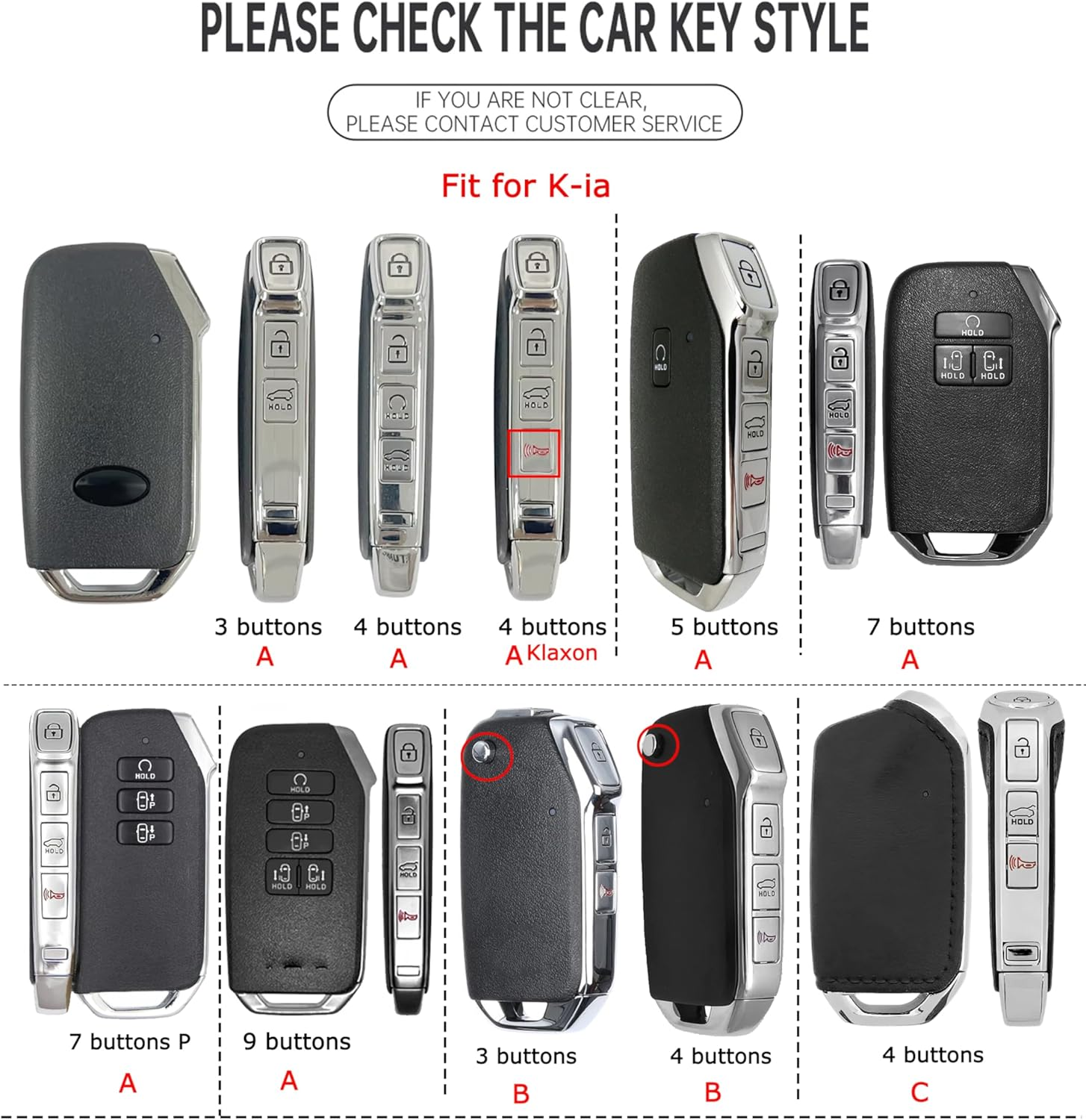 Ontto TPU Car Key Fob Cover Fit for KIA Sportage R GT Stinger GT Sorento Ceed CD Cerato Forte Xceed 2019 2020 2022 2023 Flip Key Holder Keychain Shell Keyring Bag Car Styling Accessories 3 Buttons B - A-(3 Buttons) image number 3