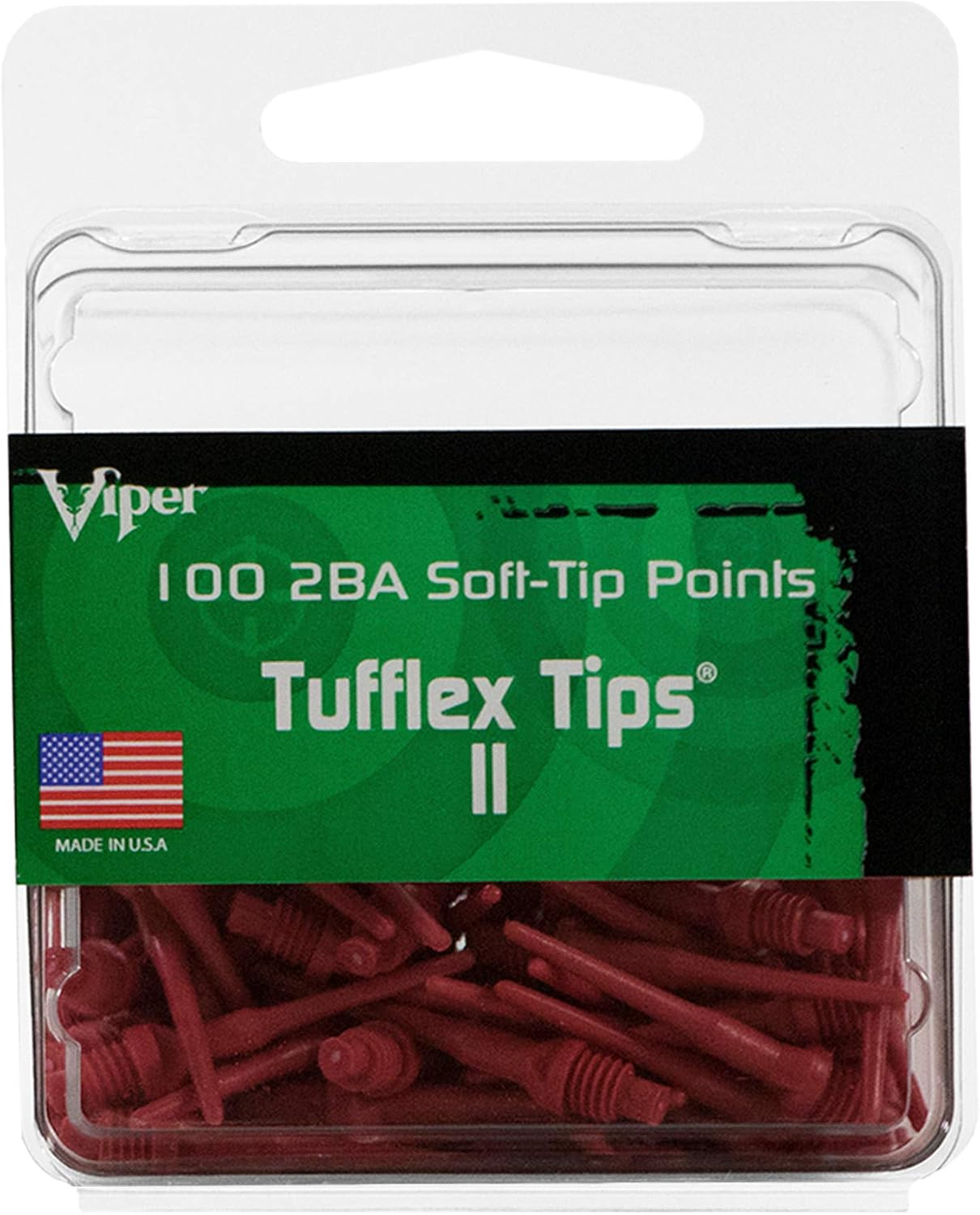 Viper Dart Accessory: Tufflex II 2BA Thread Soft Tip Dart Points (100 and 500 Packs) image number 5