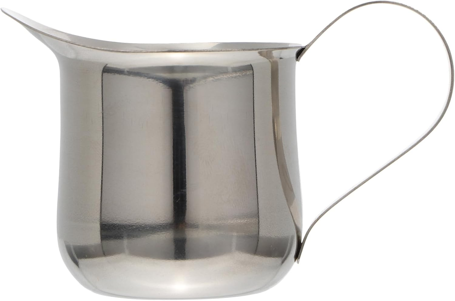 IWOWHERO Stainless Steel Milk Frothing Pitcher 50Ml (2Oz) Mocha Cup for Latte Art and Espresso, Sturdy Milk Pitcher Suitable for Cafe and Home Use image number 5