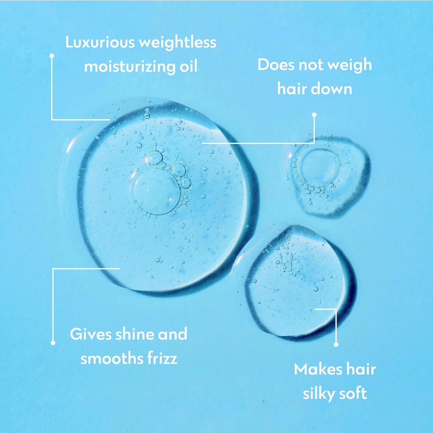 No Nothing Hair Oil - Weightless Vegan Hair Serum for Curly, Frizzy, Damaged or Dry Hair. Smoothing anti Frizz Hair Care Control Products. Paraben and Sulphate Free, Fragrance-Free image number 3