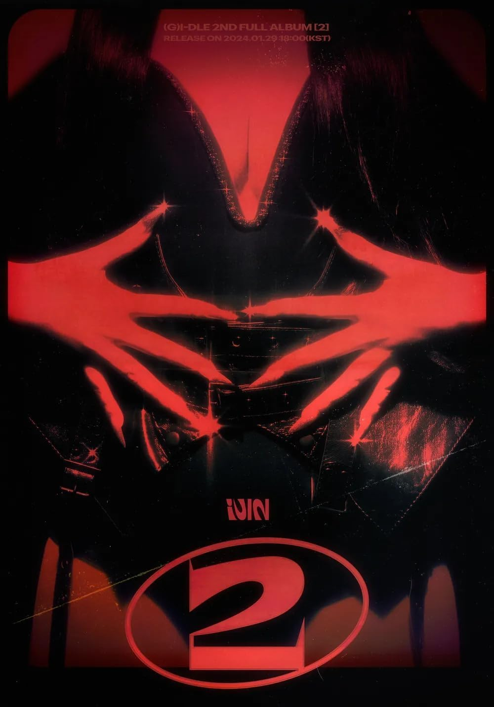 (G) I-DLE 2 Two 2Nd Album Contents+Photocard+Tracking Sealed GIDLE GI-DLE (Jewel YUQI Version) image number 3