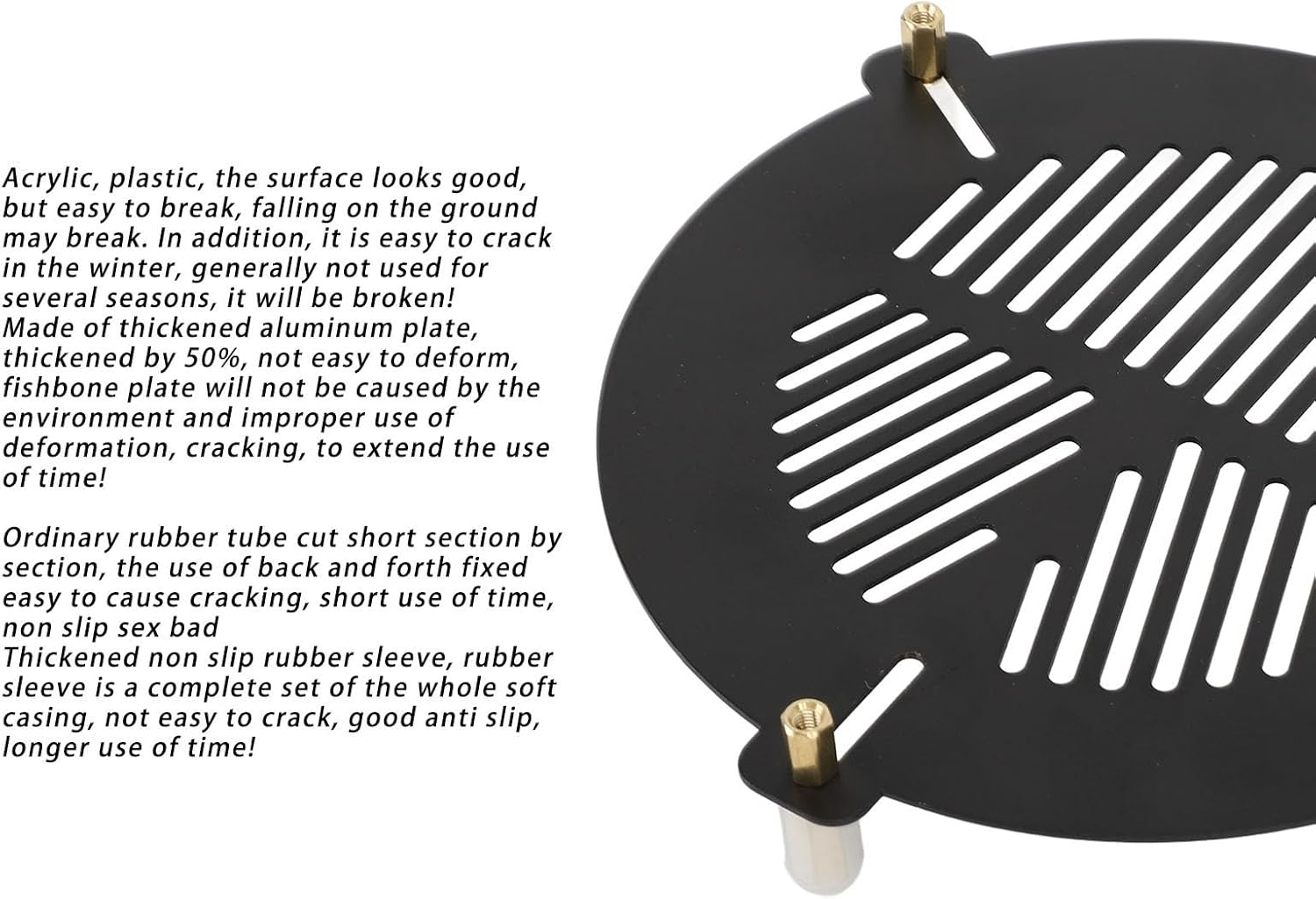 Telescope Focusing Mask, Bahtinov Mask for 84 to 115Mm Outer Diameter Astronomical Telescopes, Aluminum Alloy Fishboneplate for Reflector Refractor image number 6