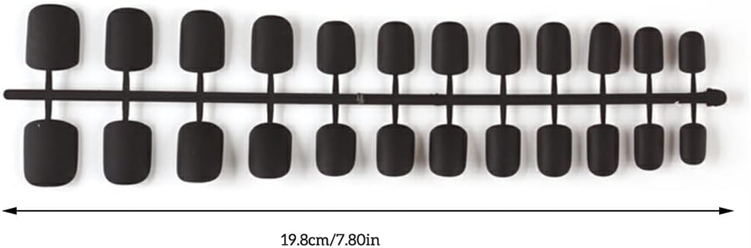 2 Set of Frosted Coffin False Nails DIY French Style Elegant Personality Acrylic Nail for Manicure Lovers 22Sweet Orange, 22Sweet Orange 2Set - 10Light Yellow 2Set image number 6