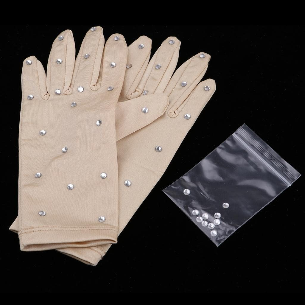 Luda Thermal Figure Skating Gloves with Rhinestones - M image number 1
