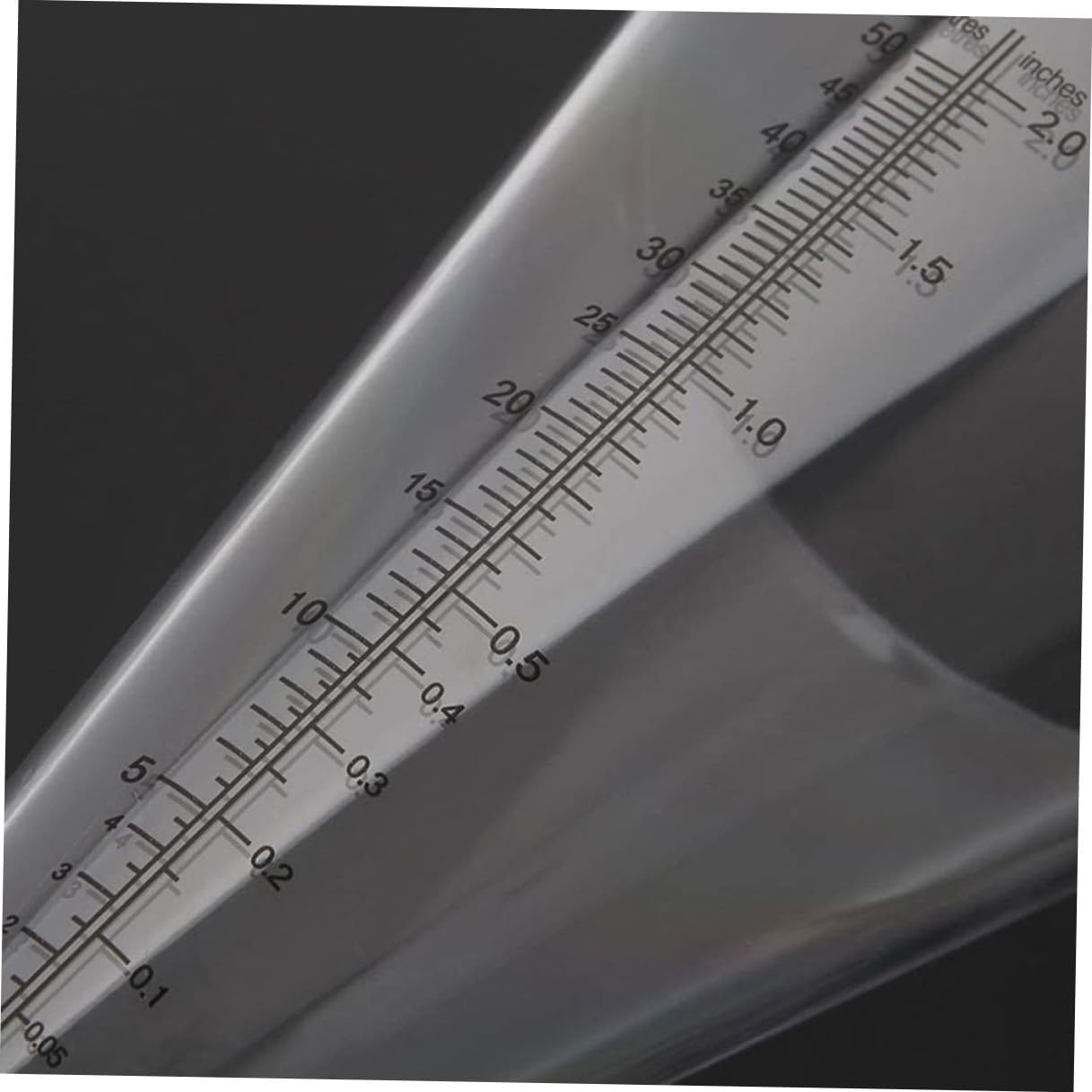 3Pcs Clear Conical Outdoor Rain Gauge with Ground Stake Transparent Plastic Measuring Cups for Garden Water Measurement Graduated Rain Gauge Stakes for Lawn and Landscape image number 3