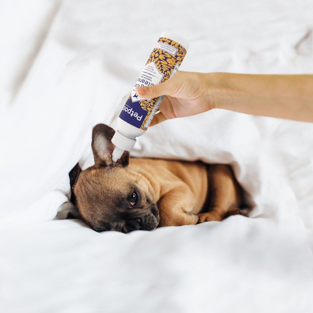 Petpost | Dog Ear Cleaner - Natural Coconut Oil Solution - Best Remedy for Odor - Dog Ear Problems - Chemical & Irritant Free 237 Ml image number 1