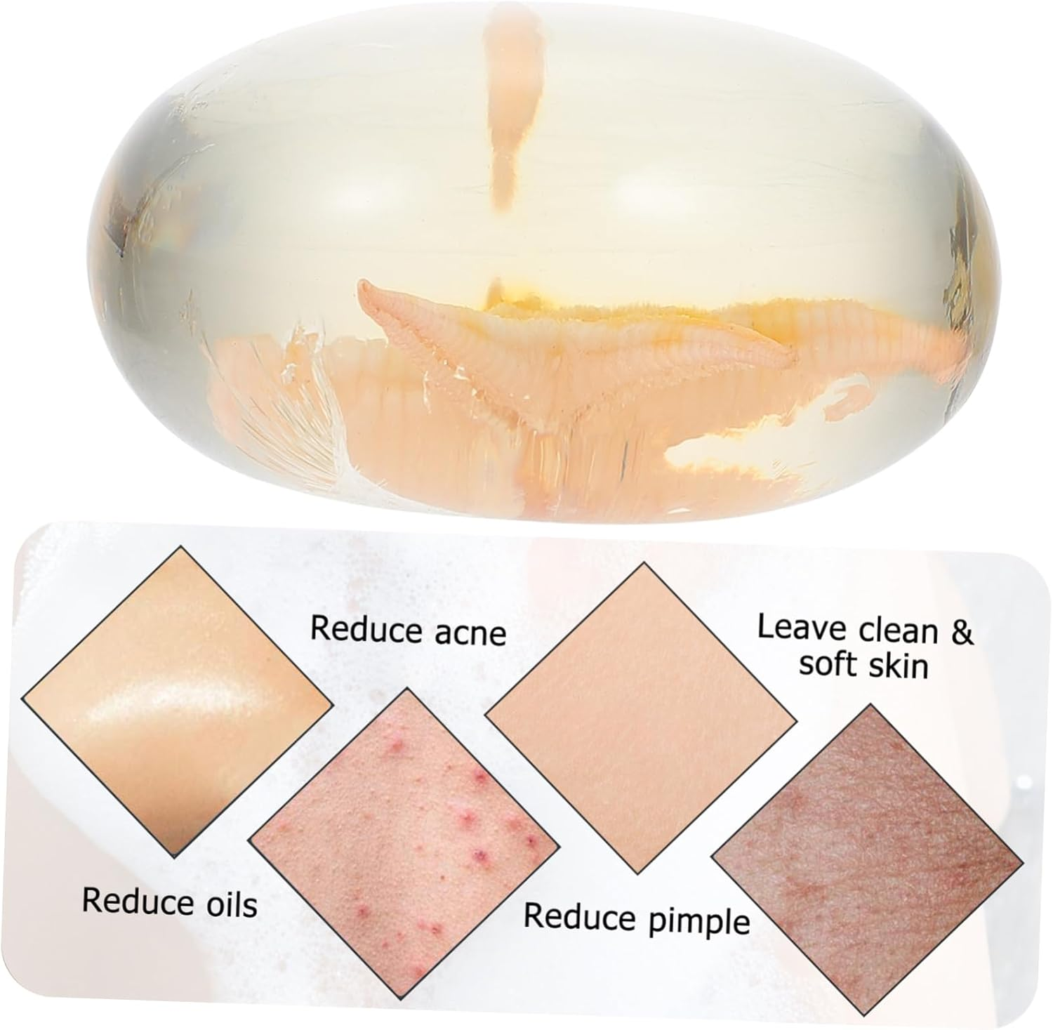 FOMIYES 1Pc Acid Soap Soap for Oily and Combination Skin Moisturizing Formula for Daily Use Safe Household Face Wash image number 6