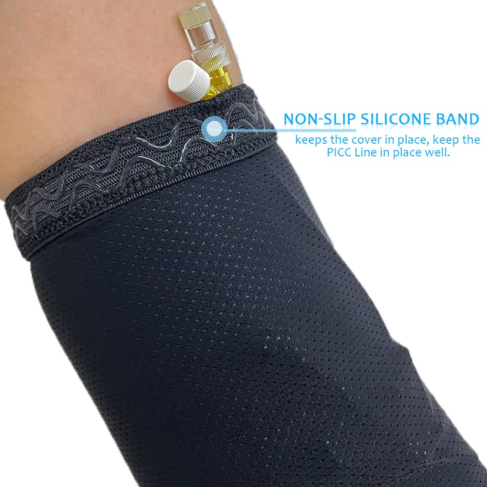 PICC Line Cover for Arm Cast Sleeve Protective - Ultra-Soft Elbow Wound Nursing Supplies, Comfortable & Breathable, 1 Pcs (XS) image number 1