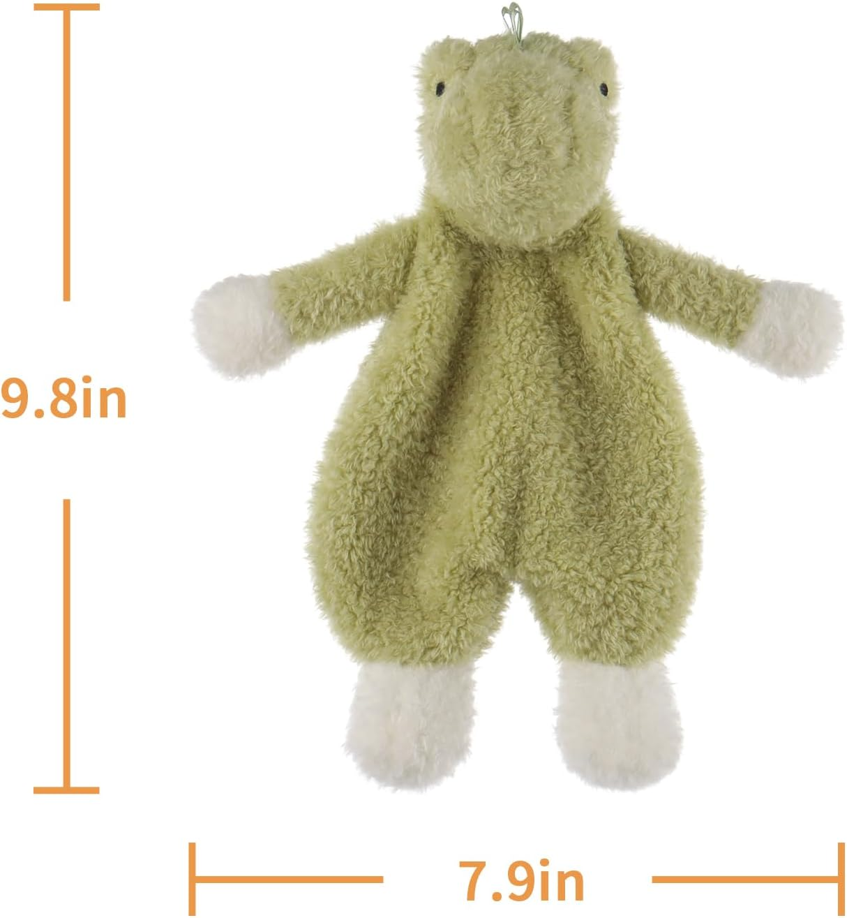 Apricot Lamb Stuffed Animals Hug Dinosaur Security Blanket Infant Snuggler Plush Baby Lovey(Hug Dinosaur, 10 Inches) image number 2