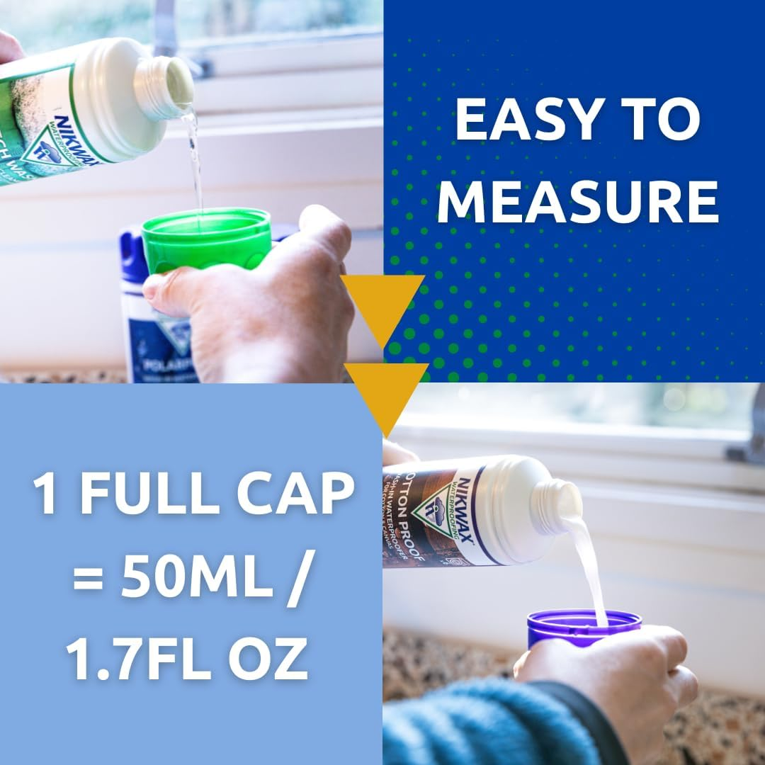 Nikwax Cotton Proof, 1000Ml, Waterproofing for Cotton, Polycotton, and Canvas, Adds Water Repellency image number 3