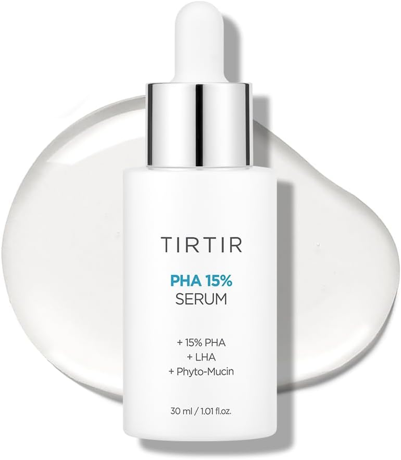 TIRTIR PHA 15% Exfoliating Serum - Hydrating Water Peeling for Smooth, Radiant Skin - Gentle PHA & LHA Formula for Sensitive Skin image number 4