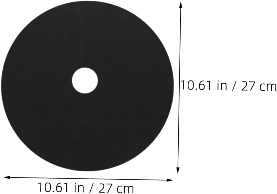 NULYLU 10Pcs Tree Ring Mulch Mats Greenery Plant Root Protection Mats Soil Covers Grasscloth Membrane for Outdoor Gardening