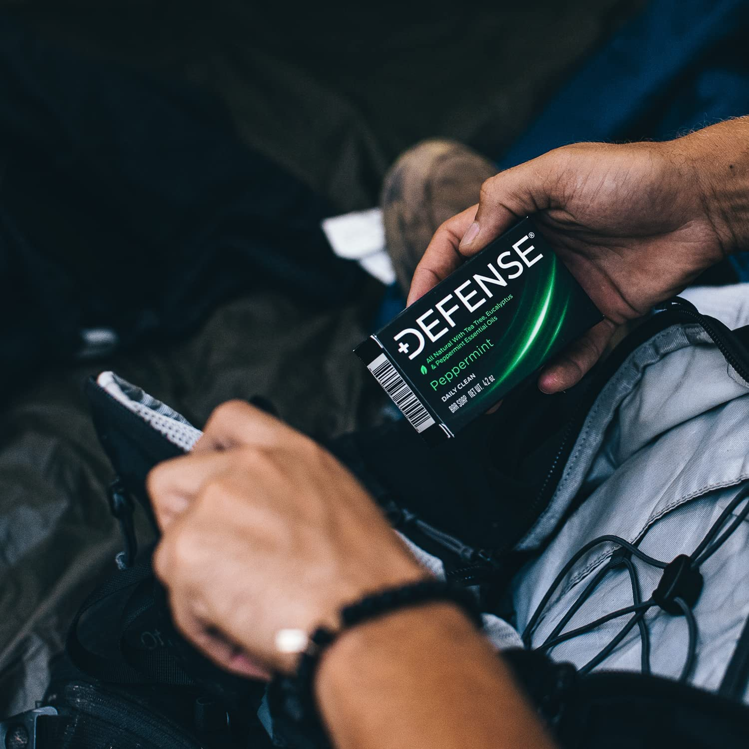 Defense Soap 12Pk All Natural Peppermint Bar Soap for Men | Made by Wrestlers with Tea Tree Oil & Eucalyptus Oil to Promote Healthy Skin image number 5