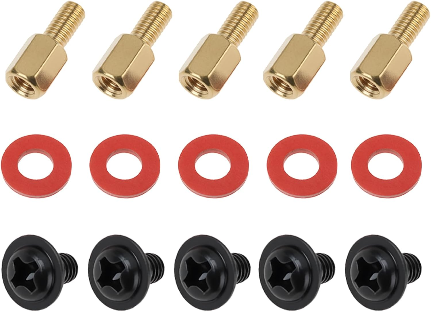 LT Easiyl 30Pcs Case Motherboard Screw Kit M3 PC Motherboard Riser for Desktop Computer image number 6