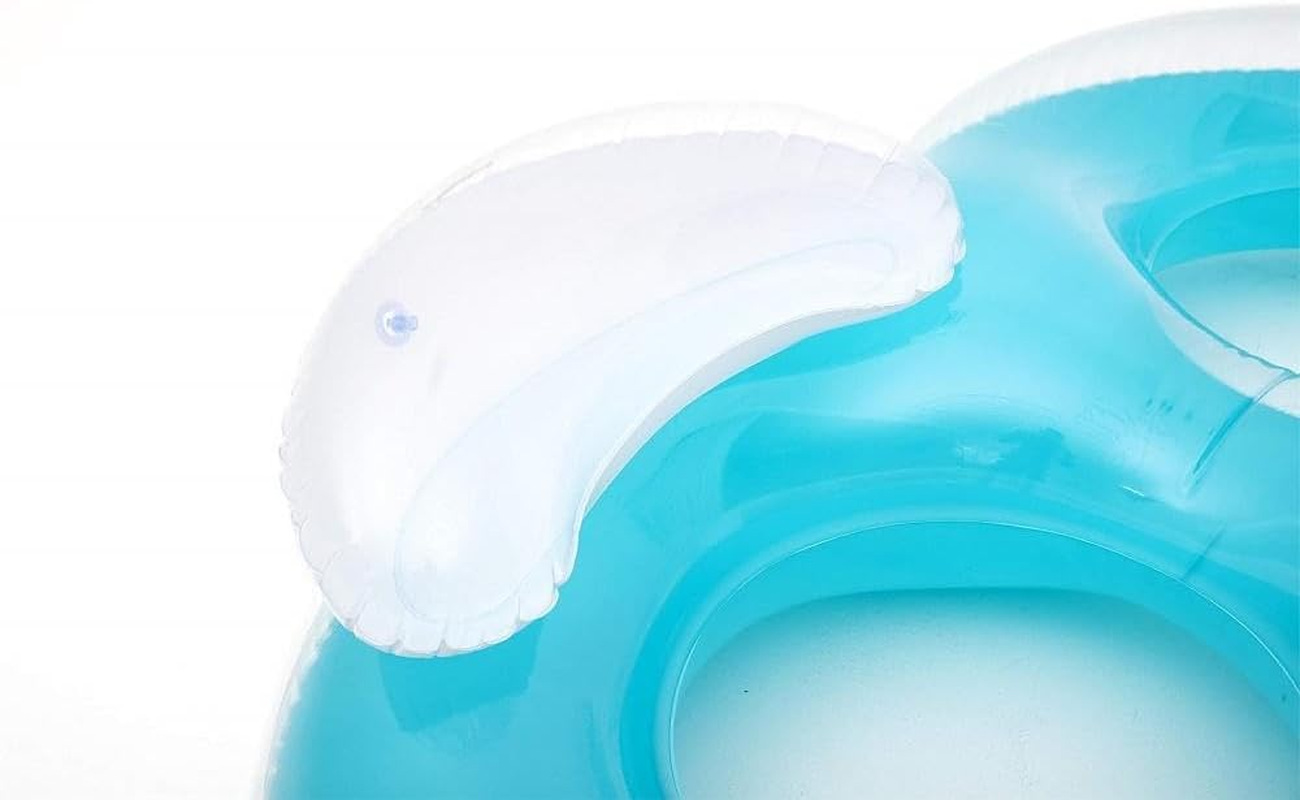 Bestway 43009 Double Ring Float 188 X 117 Cm Double Reclining Seat Mattress Colourful image number 1