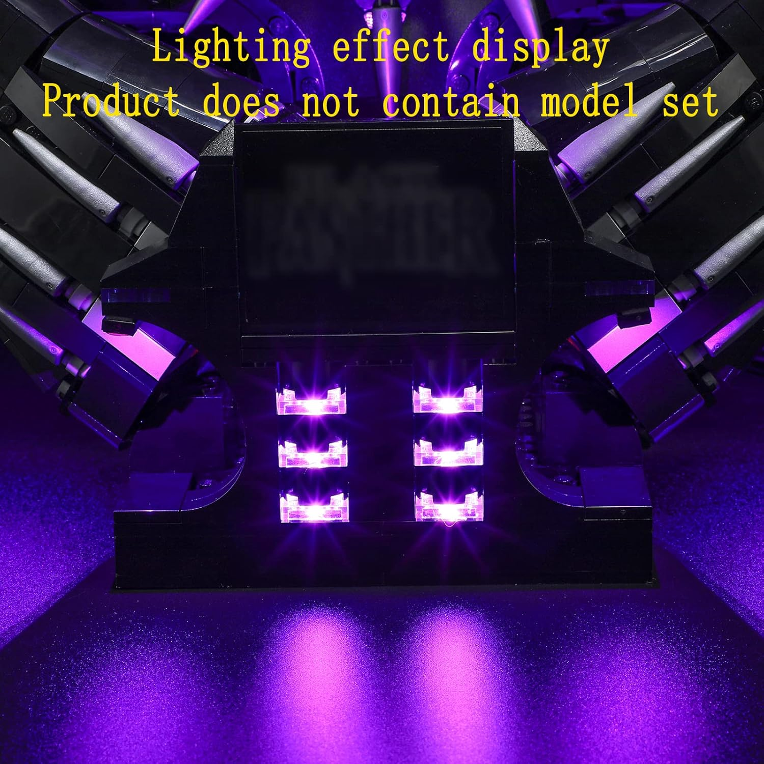 GEAMENT LED Light Kit Compatible with  Black Panther - Lighting Set for Marvel 76215 Building Model ( Set Not Included) image number 2