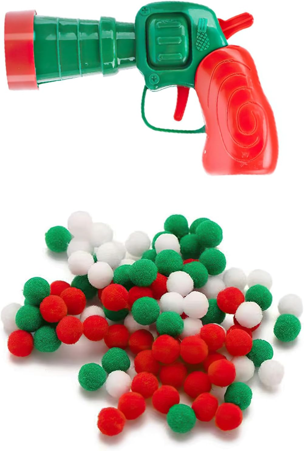 Interactive Cat Toys Cat Toy Ball Launcher Plush Ball Shooting Gun Toy Ball Shooter with 30Pcs Soft Cat Pom Pom Balls for All Pet Cat Kitten Movement Exercise Training, Chasing and Play image number 5