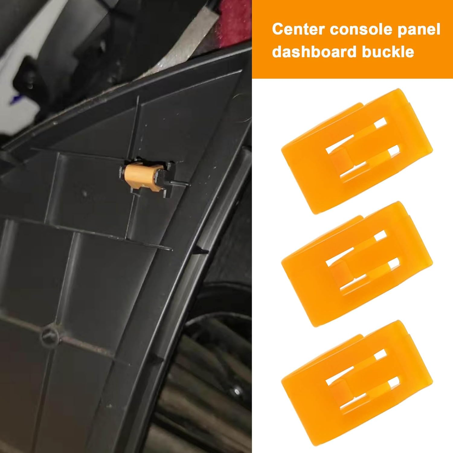 Emsea 50Pcs Center Console Radio DVD Dash Panel Clip Body Trim Retainer Clips Accessories for Automotive Panel Bumper Hood Fender image number 4