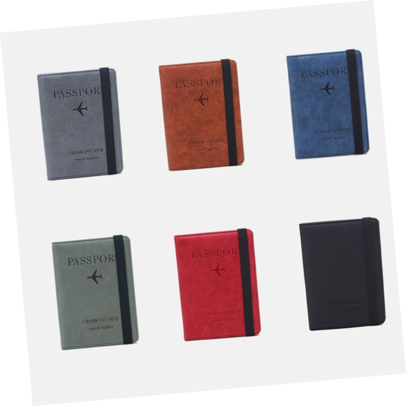 TINEASUR Leather Passport Case RFID Wallet for Women Multifunctional Id Bag Pockets for Passport Perfect for Business Travel Present image number 6