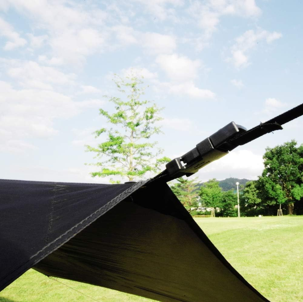 Canadian East X Ogawa CETO1023 Outdoor Camping Tarp Pentagon Black image number 2