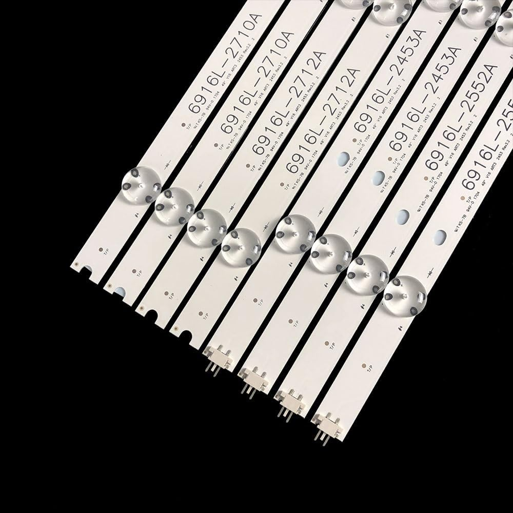 4Pair Backlight TV Strip LED for L-G 49Inch 49UH656V 49UH668V 49UH6500 49UH650V LC490DGG FJ M6 M5 6916L-2452A 2453A 6916L-2551A image number 1
