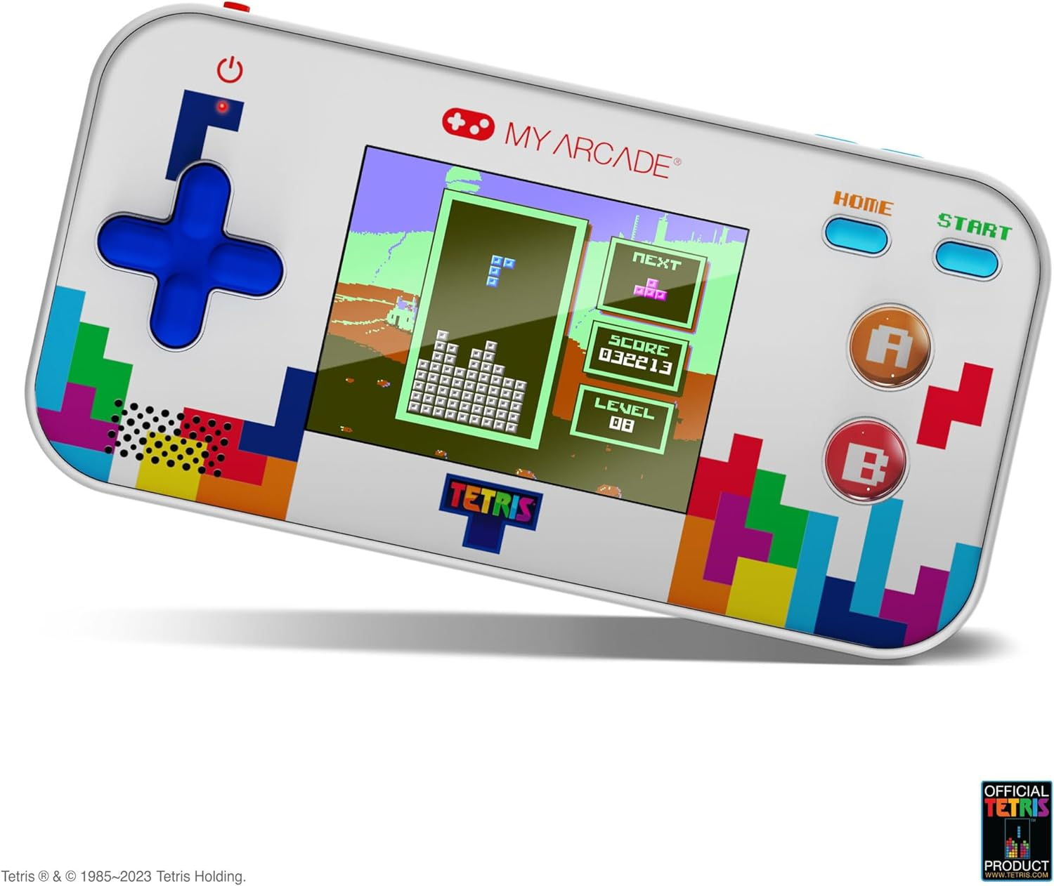 My Arcade DGUNL-7030 Tetris Gamer V Classic Handheld Portable Video Game System (201 Games in 1) image number 3