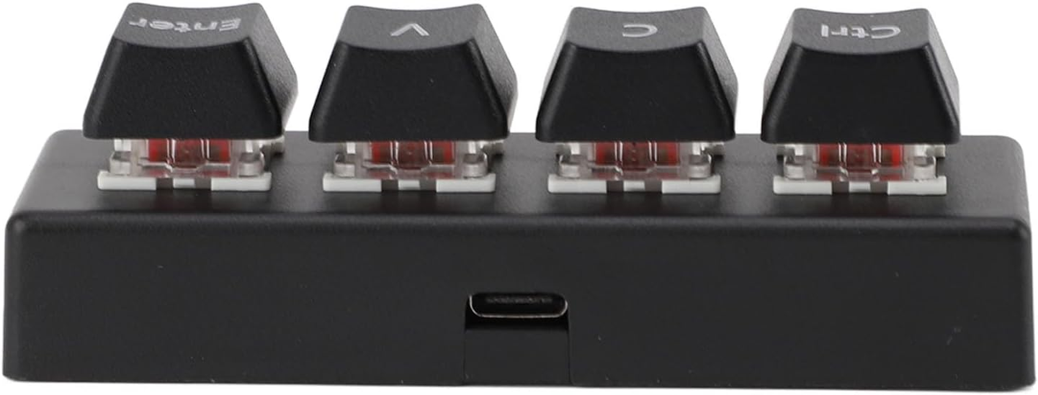 Gaming Keypad Strg C Strg V Tastatur Memory Function Macro Keypad Programmable Enter Keyboard for Family (Black) Gaming Keyboards