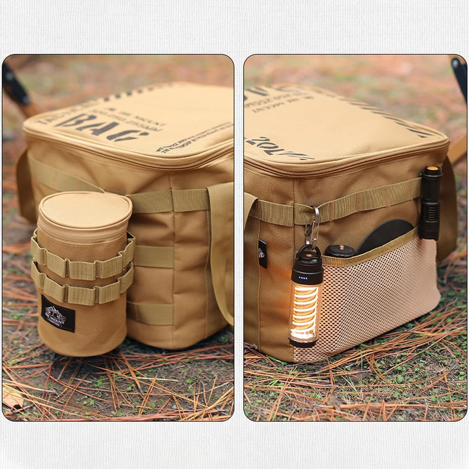 Camping Bag Tank Storage - 20L Camp Stove Portable Carrying Cover,Large Capacity Protective Multifunctional Camping Tank Storage Bag for Outdoor Camping Hiking Barbecue image number 1