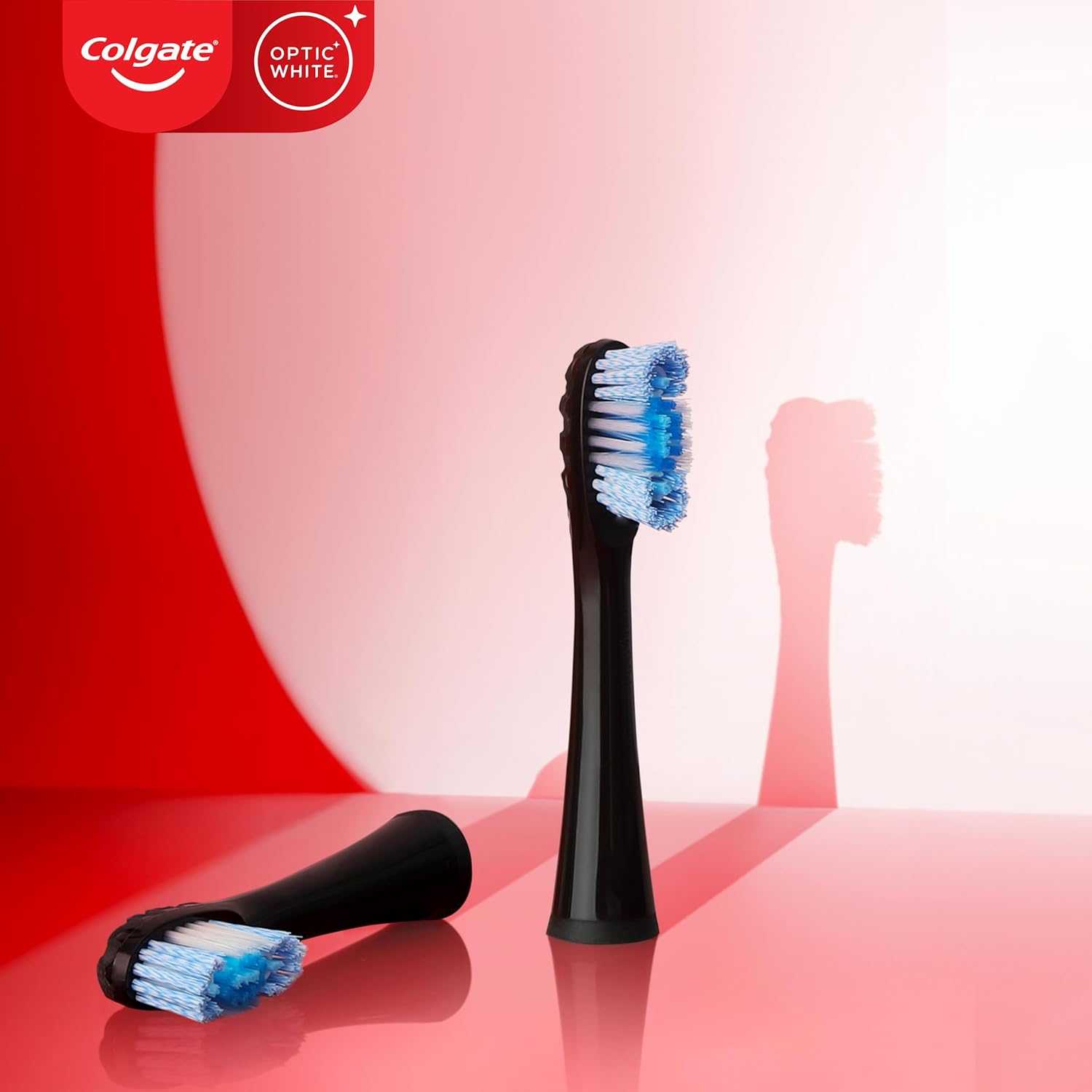 Colgate Optic White Powered Toothbrush Soft Refill 2 Pack image number 4