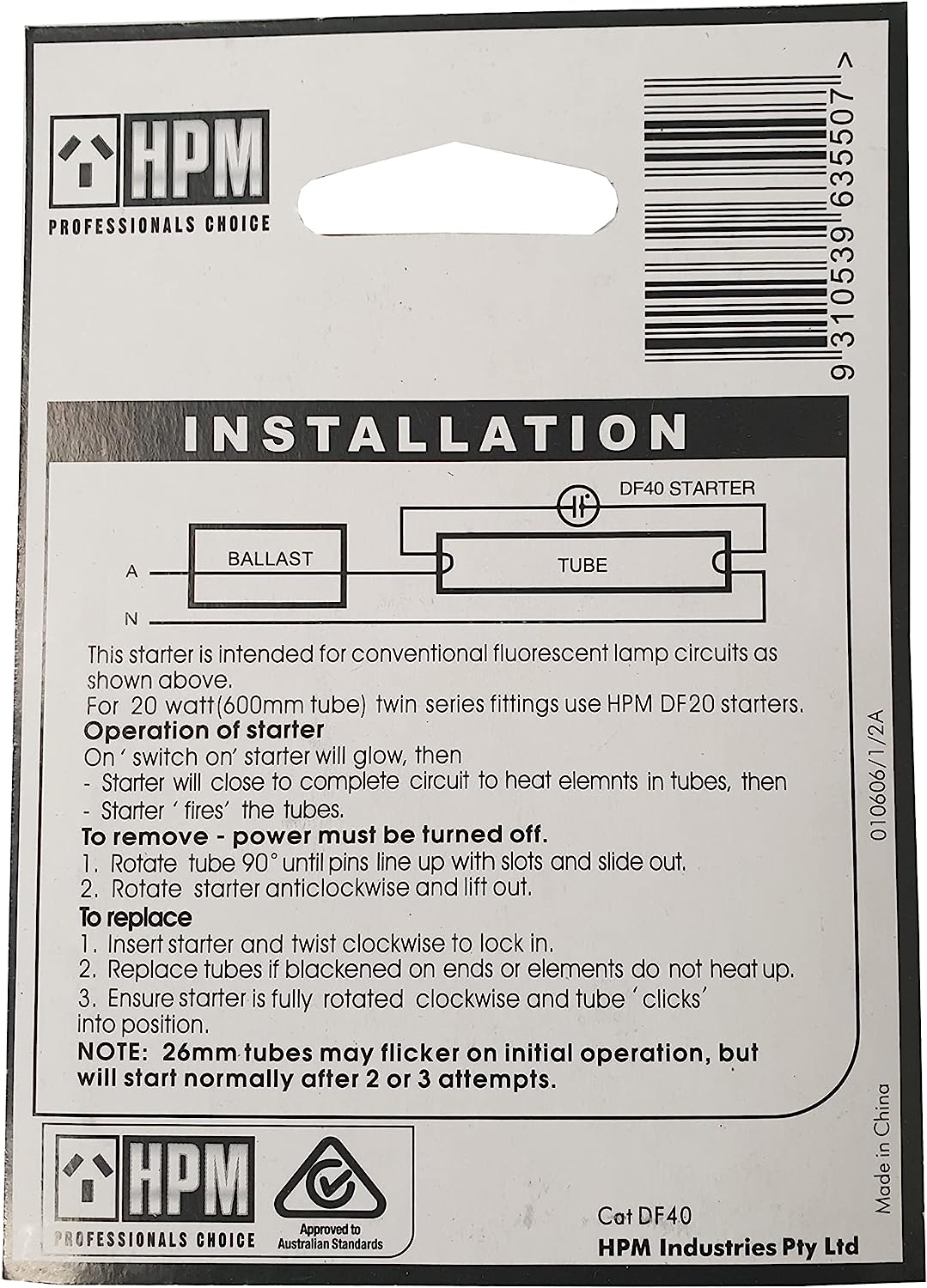 HPM 4-65W Starters Pack of 2