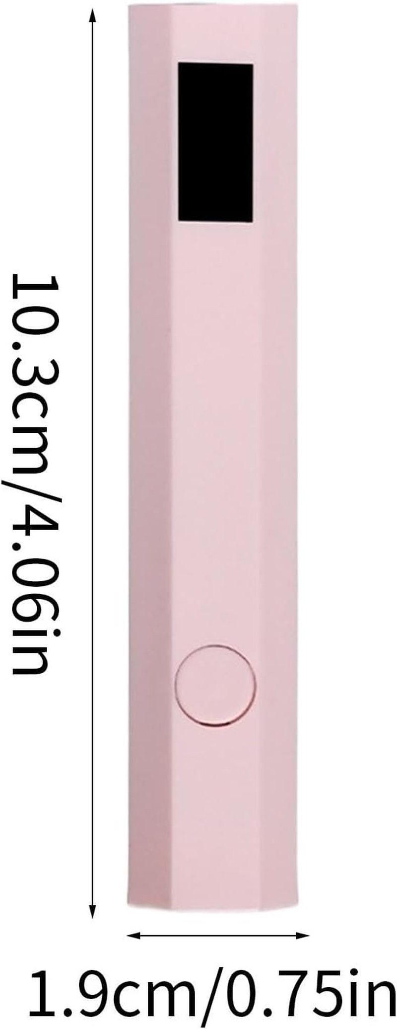 Portable Uv Led Nail Lamp, Rechargeable Nail Dryer, Lightweight Compact, Small Travel Friendly, Handheld Curing Light for Home and Salon, Gel Polish, 10.3X1.9Cm - Blue image number 7