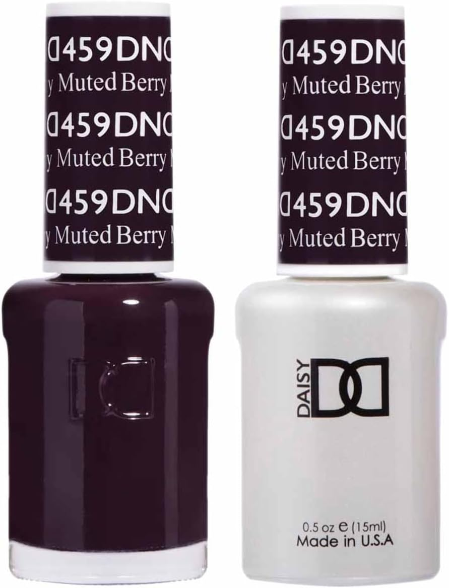 DND 459 Muted Berry - Daisy Collection Gel & Lacquer Duo 15Ml