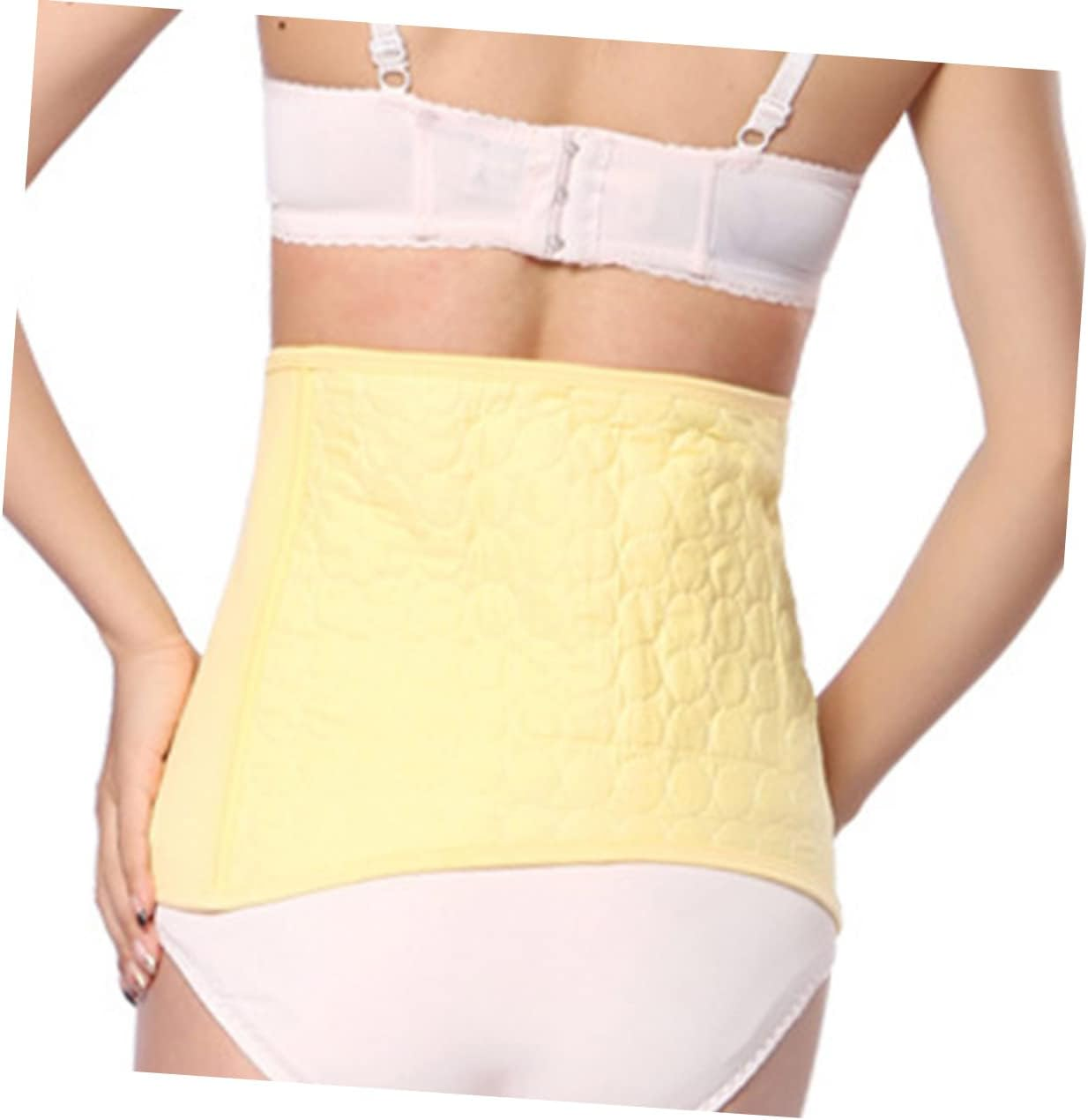 Special Cesarean Cotton Belly Wrap Band for Postpartum Yellow and Breathable Maternity Support for Women after Childbirth image number 4
