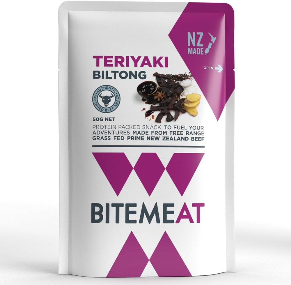 Bitemeat Biltong Teriyaki Beef Snacks 50G image number 2