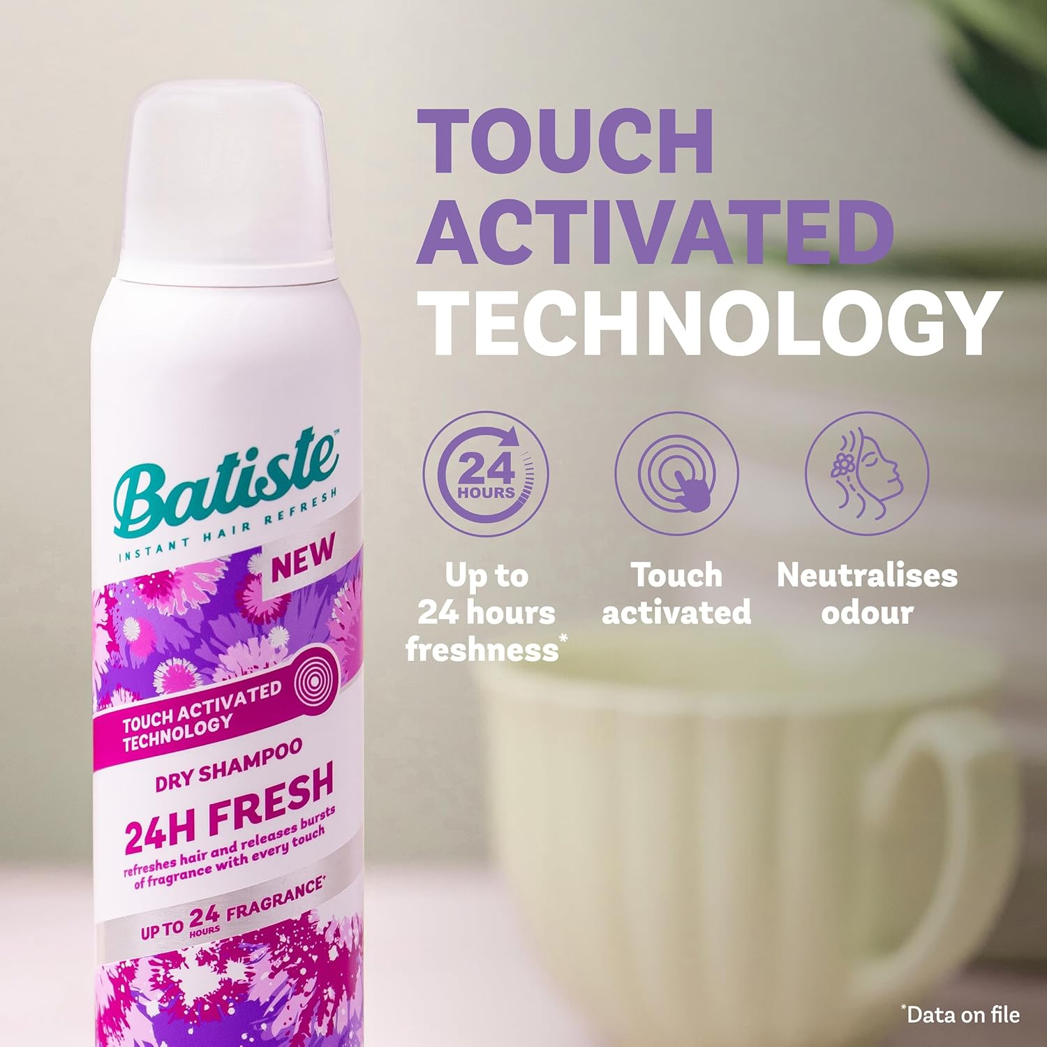 Batiste Summer Vibes Dry Shampoo Collection - 1X Batiste Tropical 200Ml + 1X Batiste 24H Fresh 200Ml image number 4
