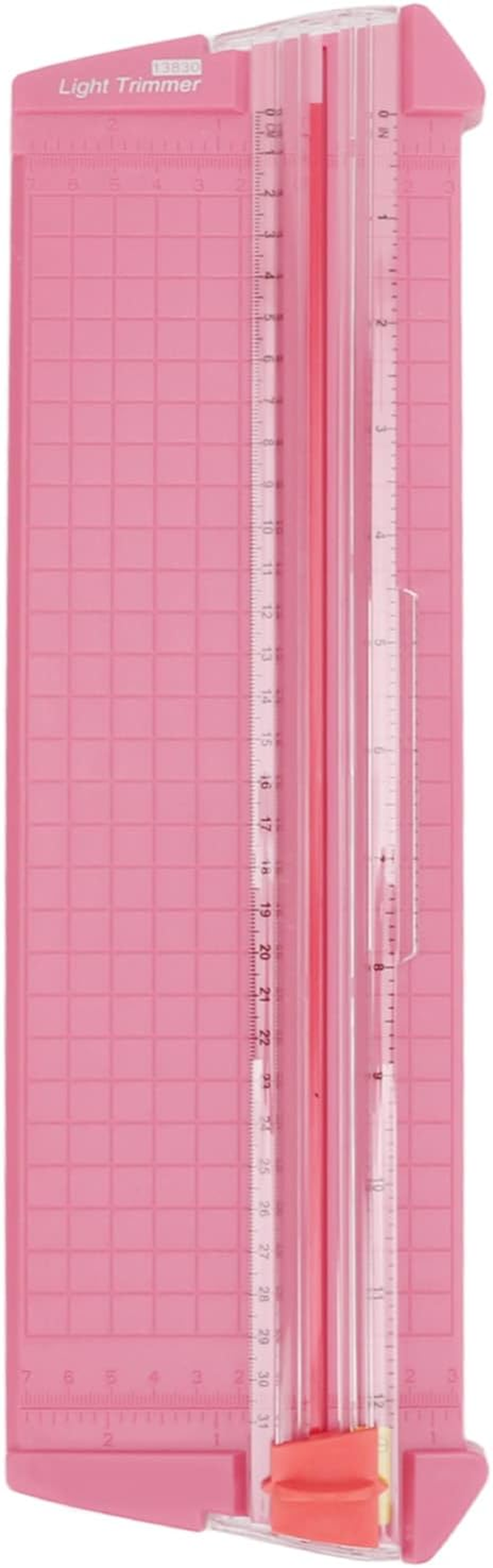 Small Paper Cutter Photo A3 Paper Knife Cutting Lightweight Number of Pages 10 for Pieces A3 Paper Picture Paper for Precision Trimmers (13830 Rose Red) - 13830 Azure Blue image number 3