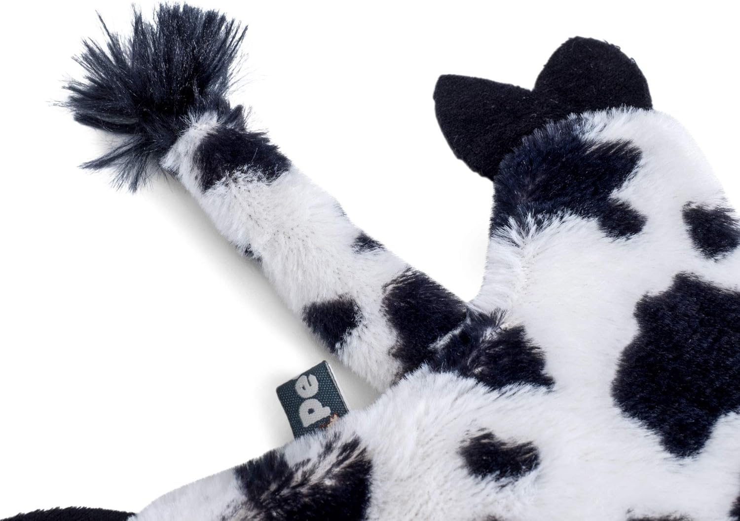 Petface Farmyard Buddies Crinkle Flat Cow Squeak Dog Toy image number 3