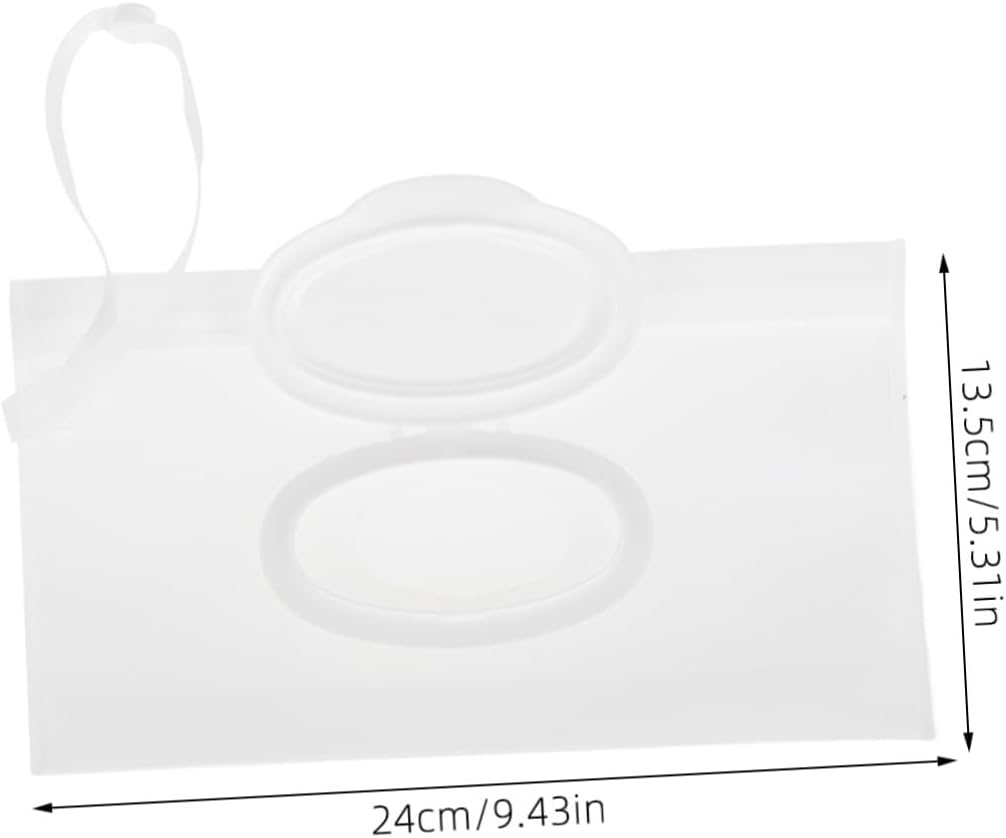 Wipe Dispenser Reusable Travel Wipes Case Portable Tissue Bag for Stroller Backpacks Home image number 2