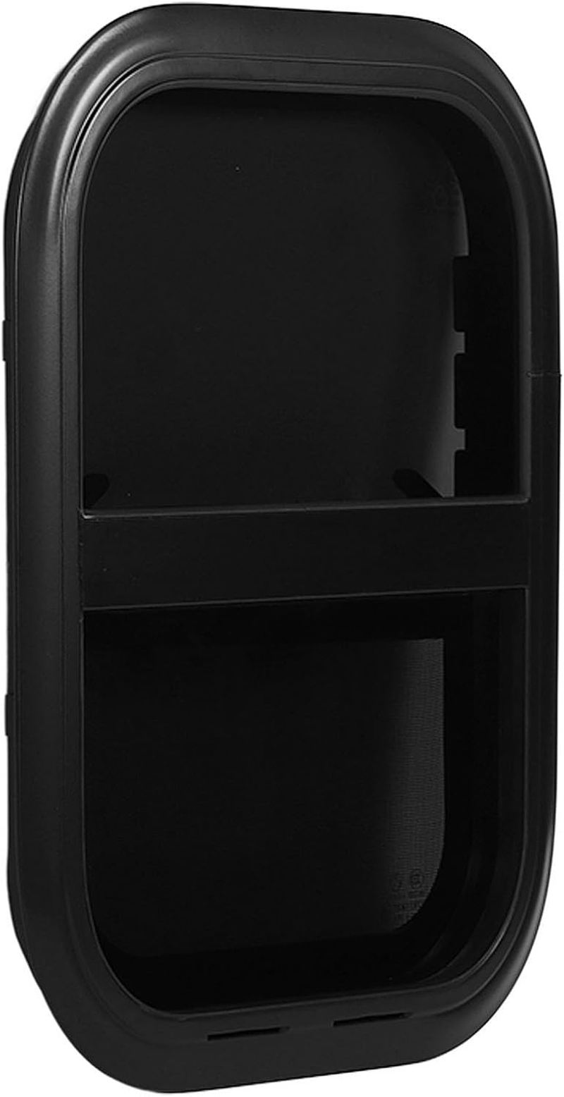 RV Sliding Window L300 H500Mm, UV Blocking Insectproof with Sturdy Construction, Leak Proof Design for Trailer Marine Camper Construction Vehicles (For Wall Thickness: 31 to 36Mm)