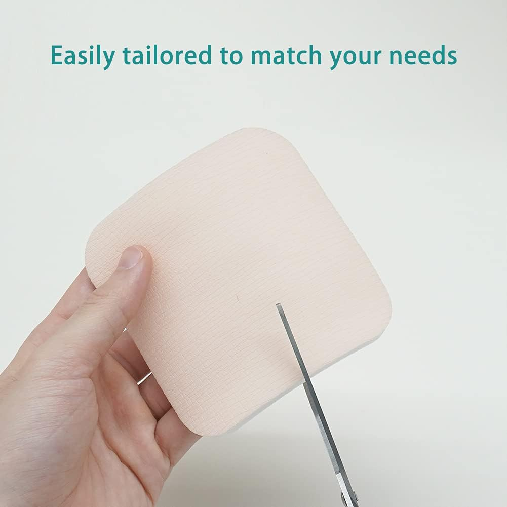 Dimora Foam Dressing, Sterile Non-Adhesive Hydrophilic Pads, Highly Absorbent 4"X4"(10 Cm*10 Cm) Pack of 10 Square Waterproof Dressing for Wound Care image number 2