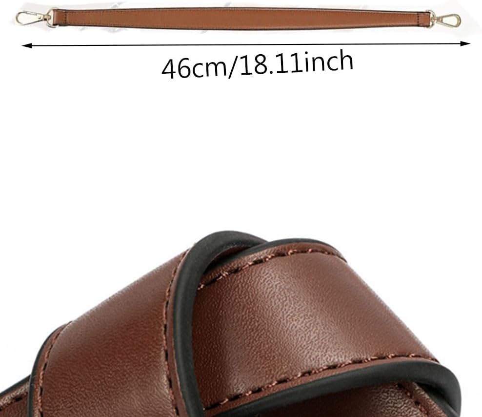 Armastuse Leather Purse Straps,Replacement Crossbody Shoulder Strap for Speedy,Crossbody Shoulder Strap, Adjustable Leather Shoulder Strap for Small Bag Handbag Clutch Bag Accessories image number 3