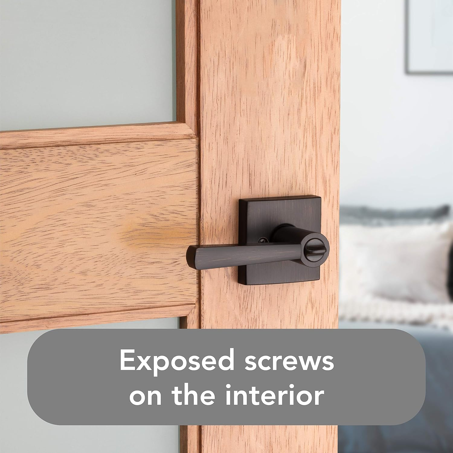 Baldwin 93530-009 353SPL Sqr 11P CP 6AL Lever, Venetian Bronze image number 3