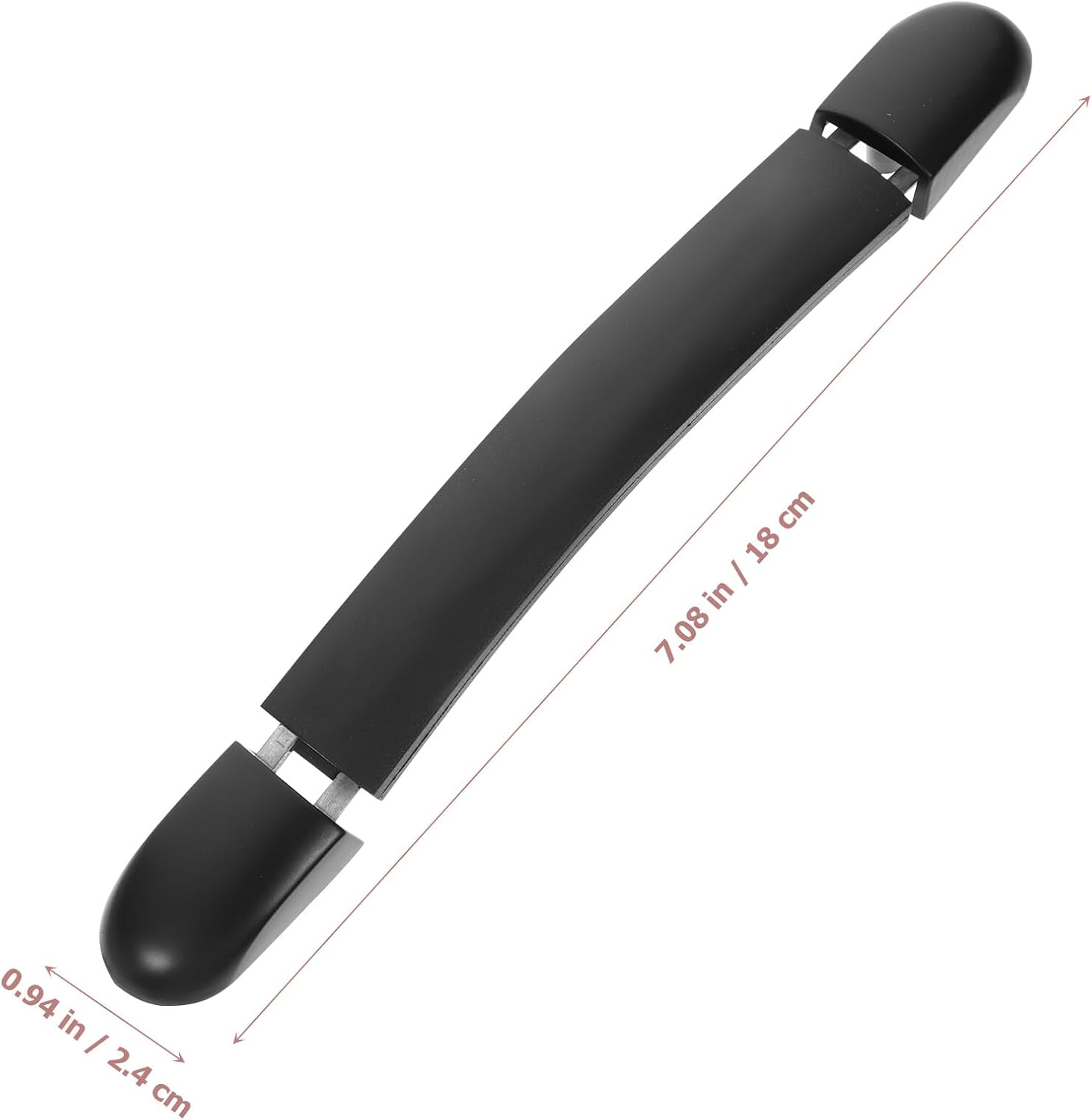 Yardenfun 2Pcs Plastic Replacement Suitcase Handle Grip for Luggage Case Travel Suitcase Luggage Handle Replacement Accessories