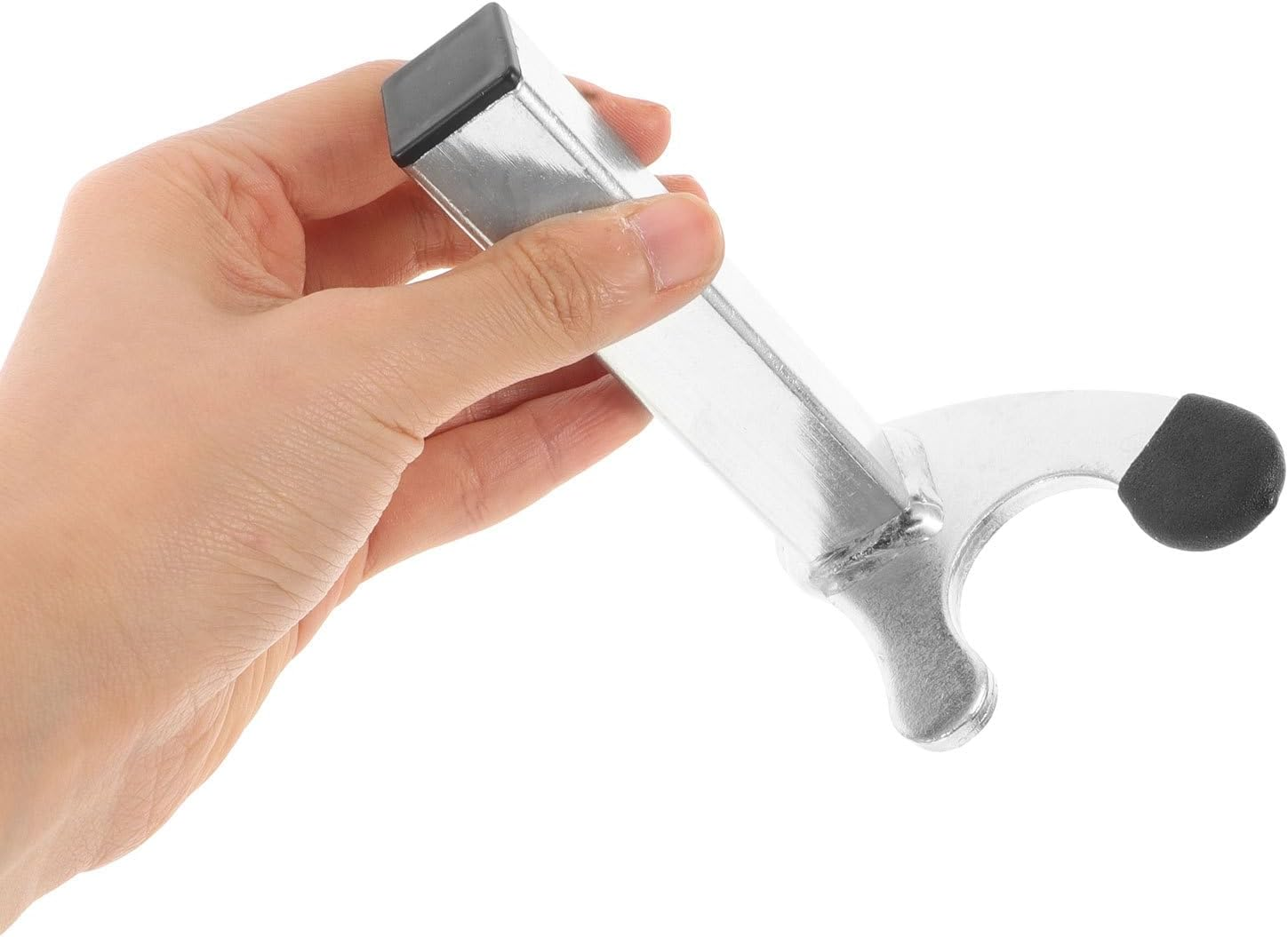 Ipetboom Heavy-Duty U-Shaped Motorcycle Lift Stand Attachment, Zinc-Plated Steel Rear Wheel Support for Motorbike Parking and Maintenance, Easy-Setup Rear Wheel Lifter Compatible With image number 1